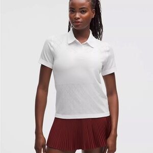 Lululemon Swiftly Diamond-Knit Polo Shirt